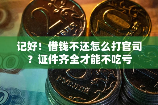 济南记好！借钱不还怎么打官司？证件齐全才能不吃亏
