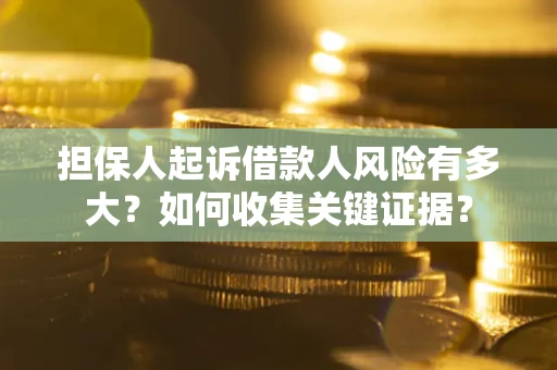 济南担保人起诉借款人风险有多大？如何收集关键证据？